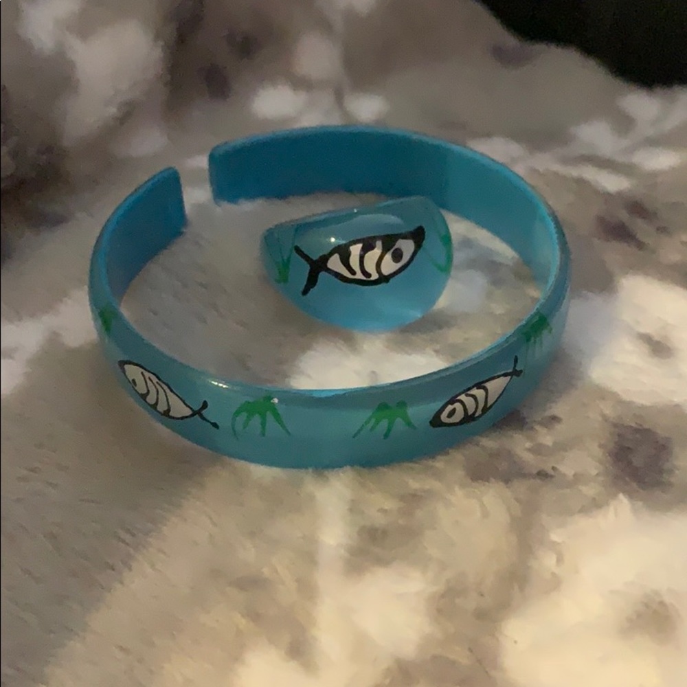 bracelet and ring set